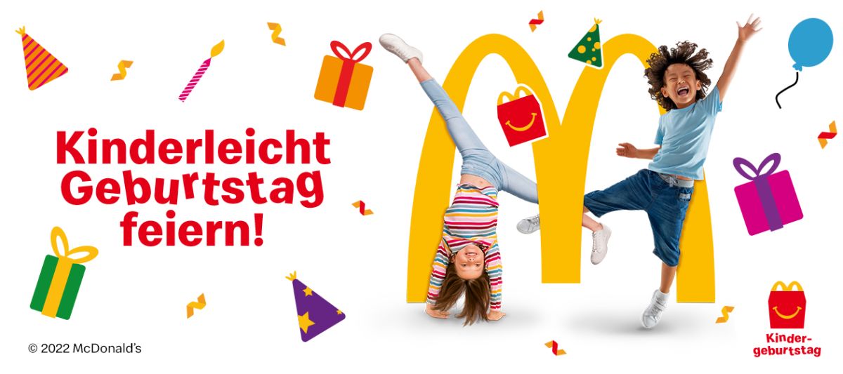 Kindergeburtstag bei McDonald’s